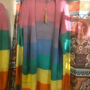 Rainbow cardigan